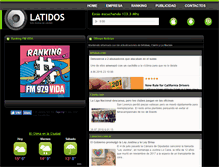 Tablet Screenshot of latidos.com.ar